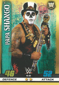 WWE Topps Slam Attax 10th Edition Trading Card 2017 Papa Shango No.302