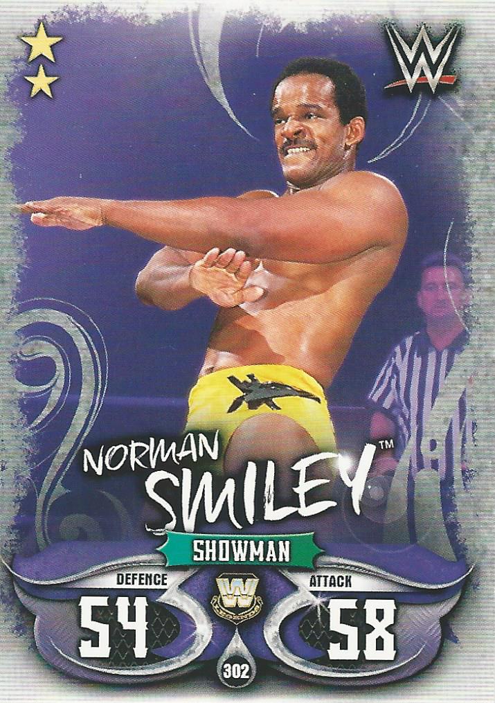 WWE Topps Slam Attax Live 2018 Trading Card Norman Smiley No.302