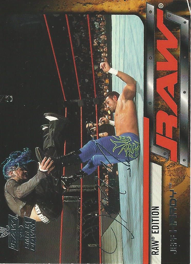 WWE Fleer Raw vs Smackdown Trading Cards 2002 Jeff Hardy No.33
