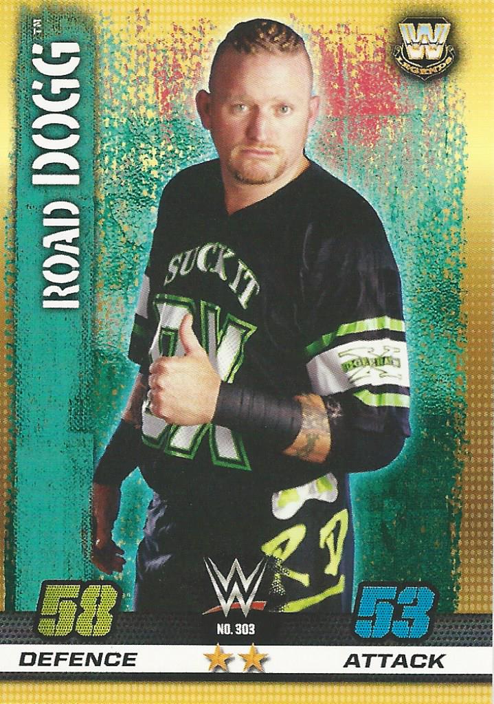 WWE Topps Slam Attax 10th Edition Trading Card 2017 Road Dogg No.303