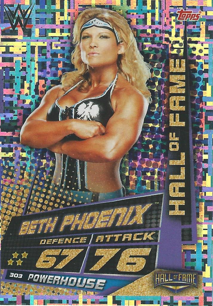 WWE Topps Slam Attax Universe 2019 Trading Card Beth Phoenix No.303