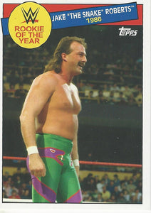 WWE Topps Heritage 2015 Trading Card Jake the Snake Roberts 4 of 30