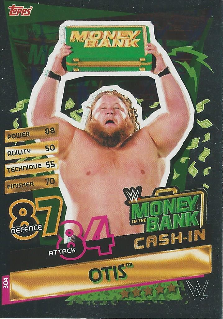 WWE Topps Slam Attax Reloaded 2020 Trading Card Otis No.304