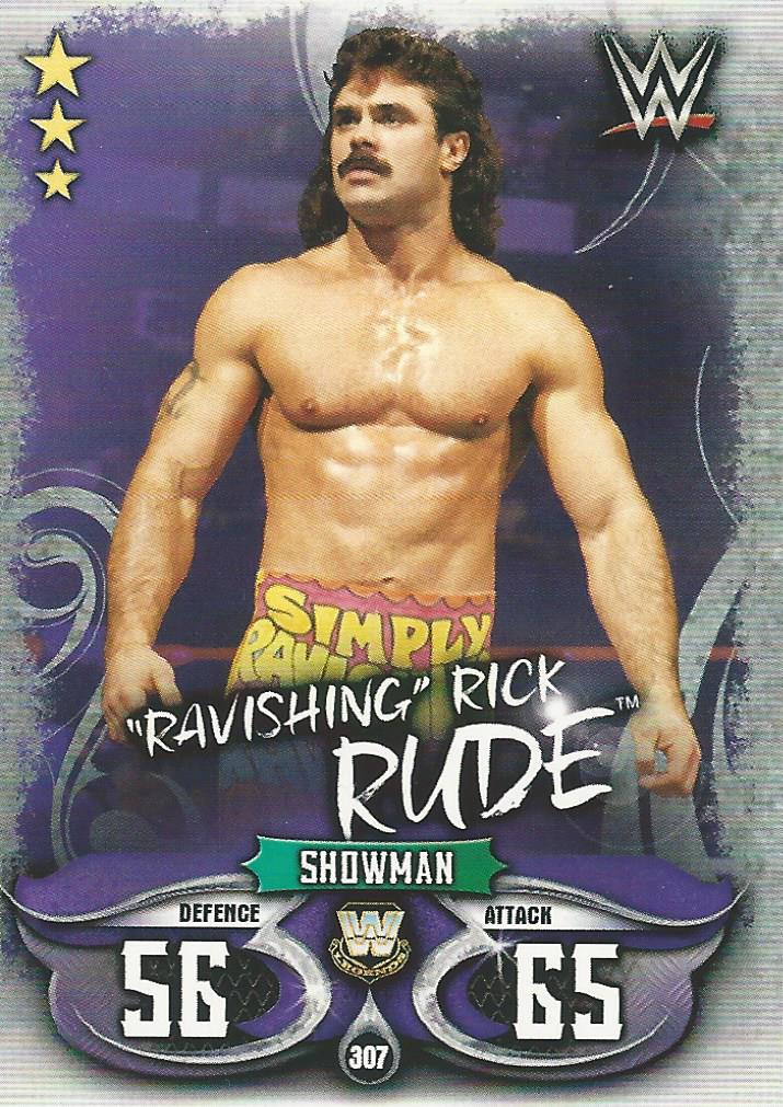 WWE Topps Slam Attax Live 2018 Trading Card Rick Rude No.307