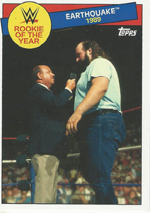 WWE Topps Heritage 2015 Trading Card Earthquake 7 of 30