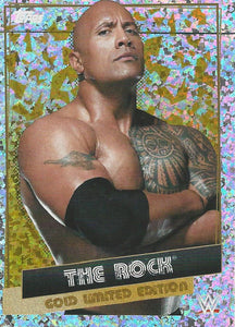 WWE Topps Road to Wrestlemania Stickers 2021 The Rock LE1
