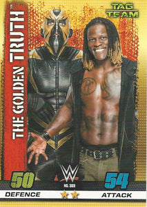 WWE Topps Slam Attax 10th Edition Trading Card 2017 Goldust and R-Truth No.309