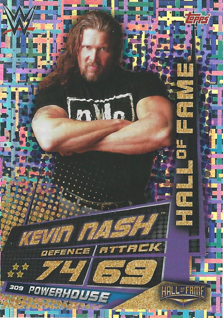 WWE Topps Slam Attax Universe 2019 Trading Card Kevin Nash No.309
