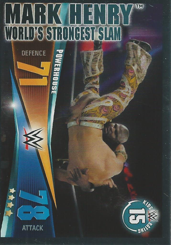 WWE Topps Slam Attax Rivals 2014 Trading Card Mark Henry No.30