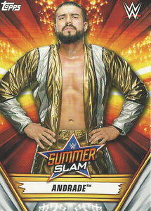 WWE Topps Summerslam 2019 Trading Card Andrade No.30