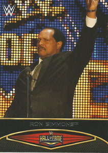 WWE Topps Road to Wrestlemania 2015 Trading Cards Ron Simmons 30 of 30