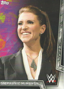 WWE Topps Women Division 2018 Trading Cards Stephanie McMahon No.30