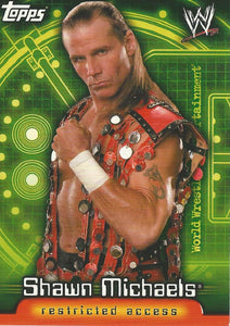 WWE Topps Insider 2006 Trading Card Shawn Michaels No.30