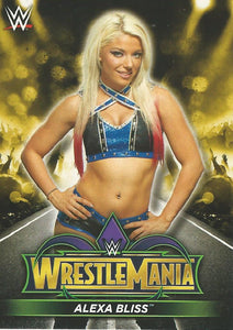 WWE Topps Road to Wrestlemania 2018 Trading Cards Alexa Bliss R30