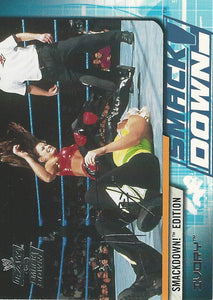 WWE Fleer Raw vs Smackdown Trading Card 2002 Ivory No.30