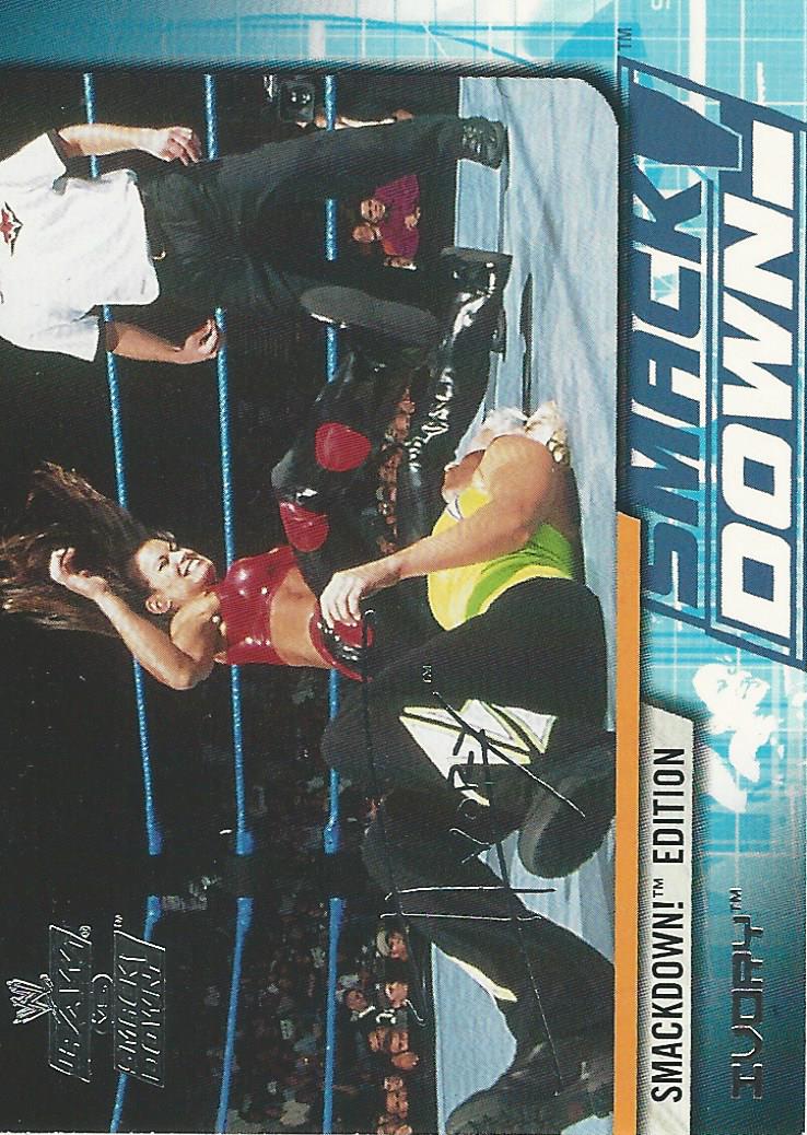 WWE Fleer Raw vs Smackdown Trading Card 2002 Ivory No.30