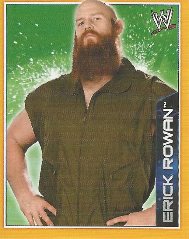 WWE Topps A-Z Sticker Collection 2014 Erick Rowan No.30