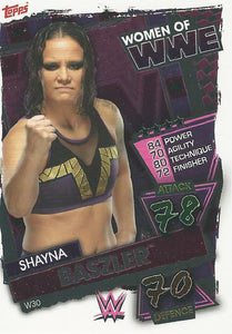 WWE Topps Slam Attax 2021 Trading Card Shayna Baszler W30