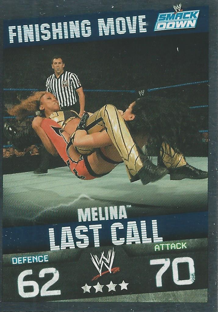 WWE Topps Slam Attax Evolution 2010 Trading Cards Melina No.30