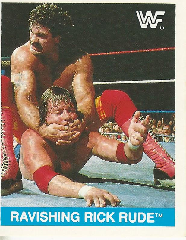 WWF Merlin Sticker Collection 1990 Rick Rude No.30