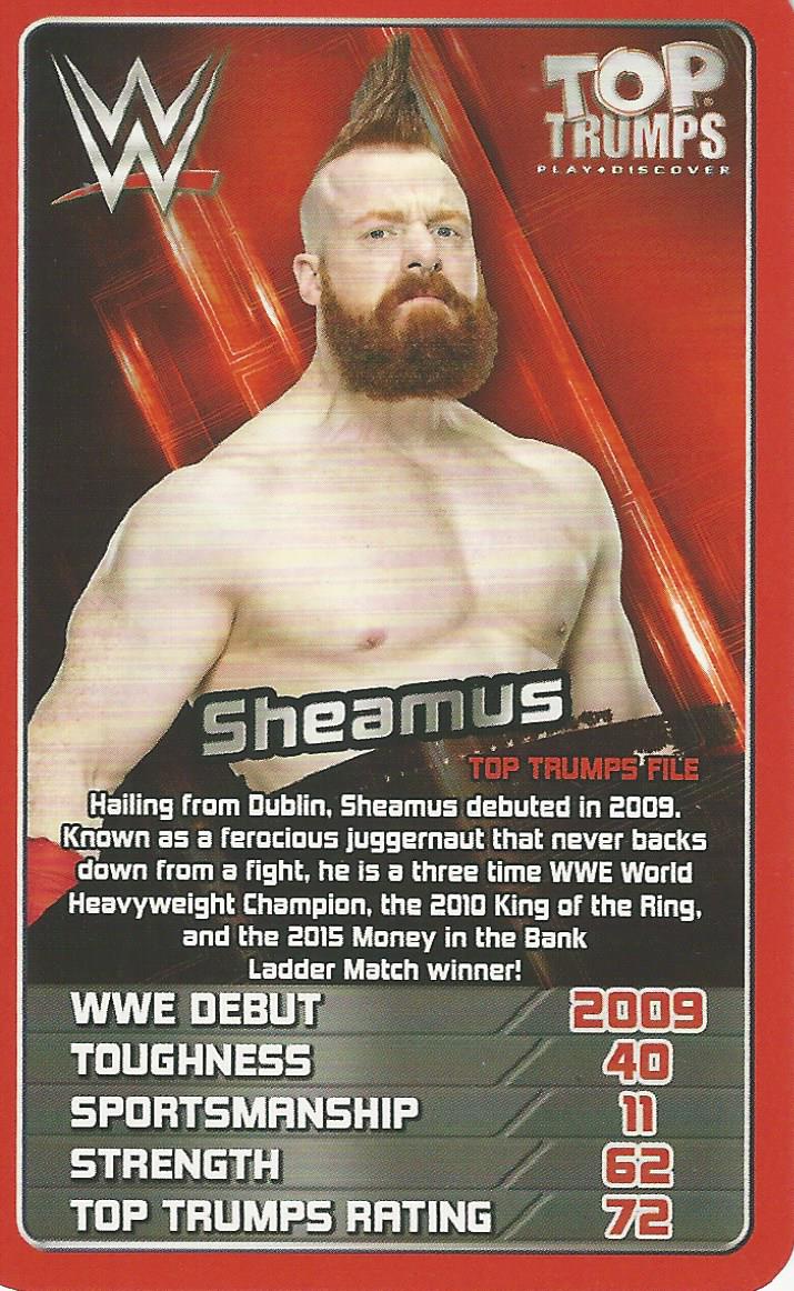 WWE Top Trumps 2017 Sheamus