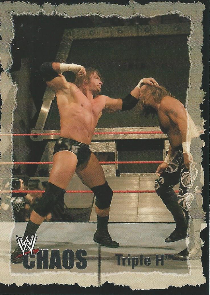 WWE Fleer Chaos Trading Card 2004 Triple H No.30