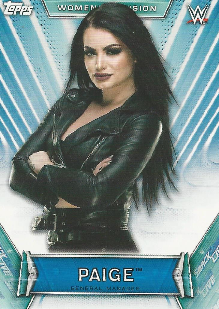 WWE Topps Women Division 2019 Trading Card Paige No.30