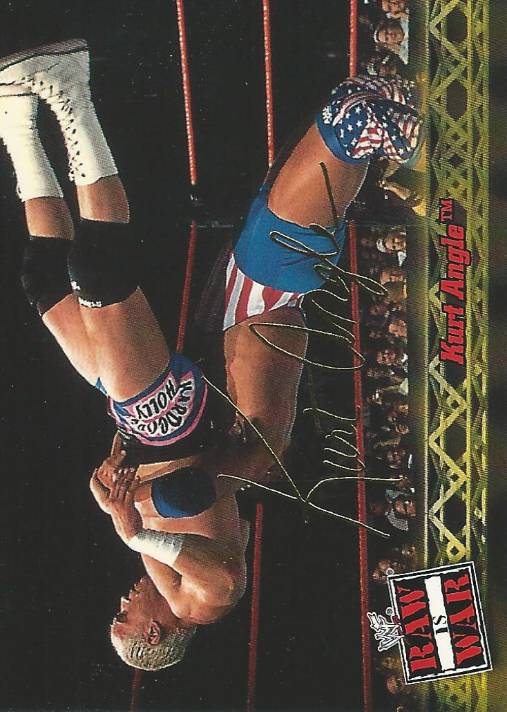 WWF Fleer Raw 2001 Trading Cards Kurt Angle No.30