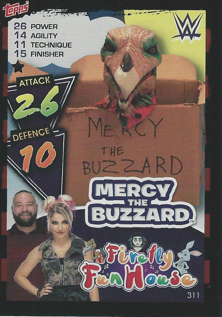 WWE Topps Slam Attax 2021 Trading Card Mercy the Buzzard No.311