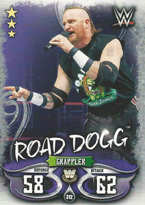 WWE Topps Slam Attax Live 2018 Trading Card Road Dogg No.312