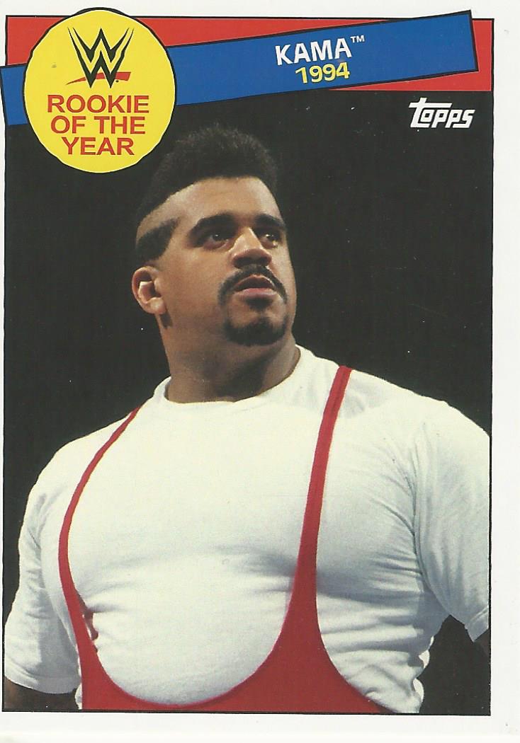 WWE Topps Heritage 2015 Trading Card Kama 12 of 30