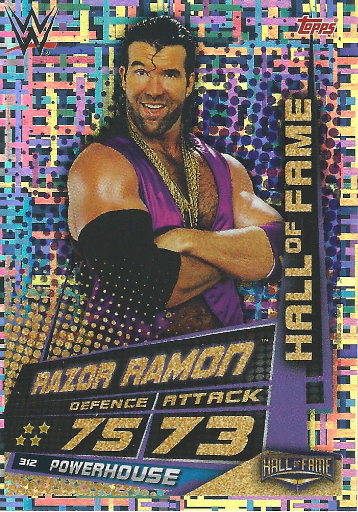 WWE Topps Slam Attax Universe 2019 Trading Card Razor Ramon No.312