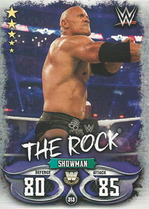 WWE Topps Slam Attax Live 2018 Trading Card The Rock No.313