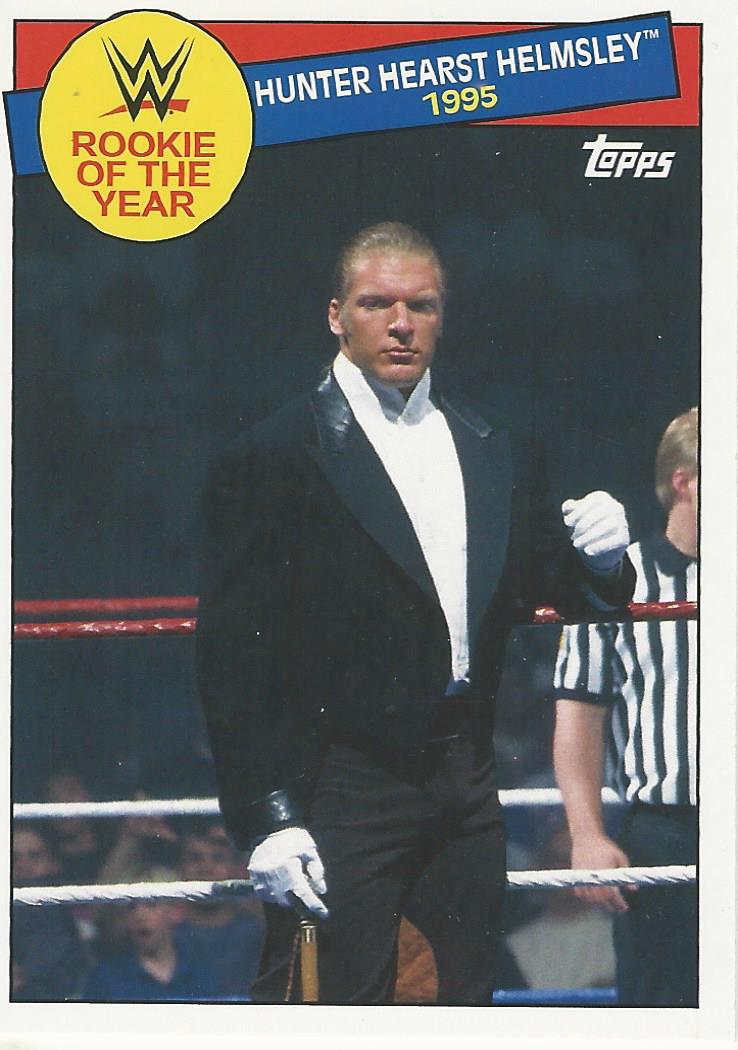 WWE Topps Heritage 2015 Trading Card Triple H 13 of 30