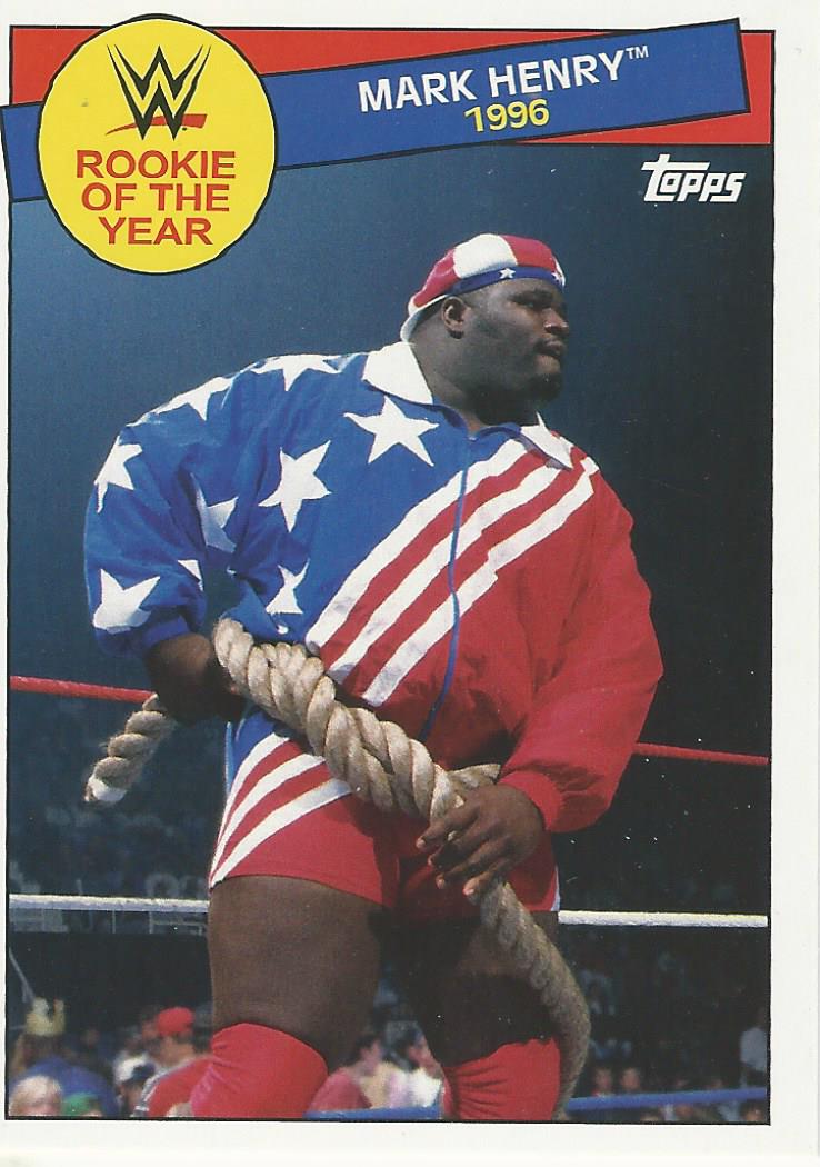 WWE Topps Heritage 2015 Trading Card Mark Henry 14 of 30