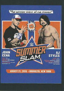 WWE Panini 2022 Sticker Collection AJ Styles vs John Cena No.314