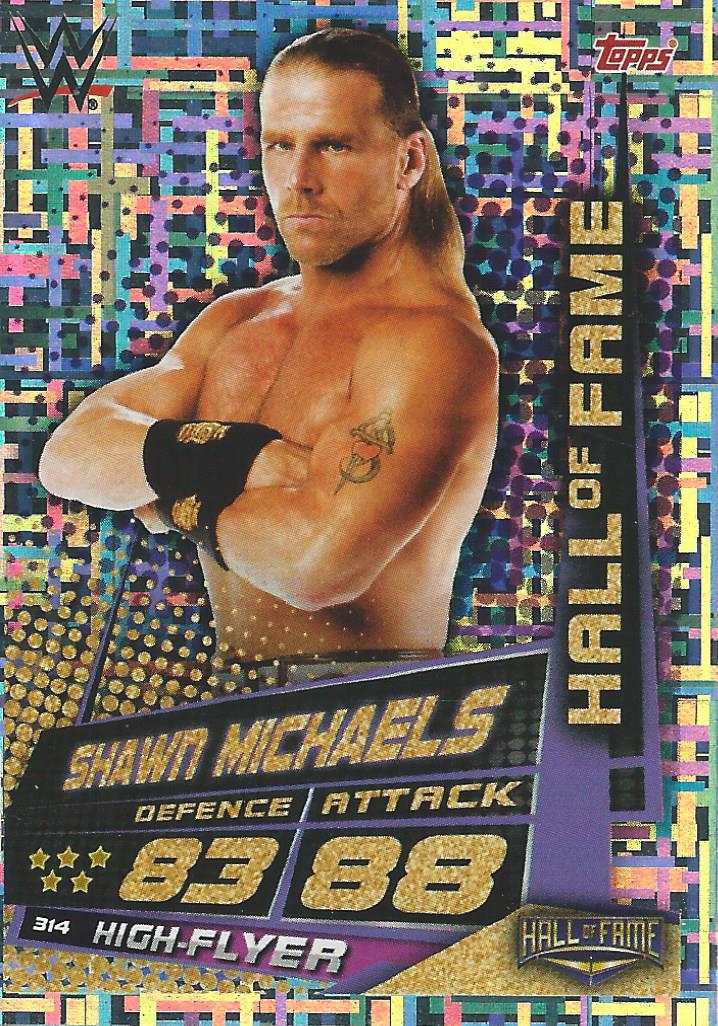 WWE Topps Slam Attax Universe 2019 Trading Card Shawn Michaels No.314