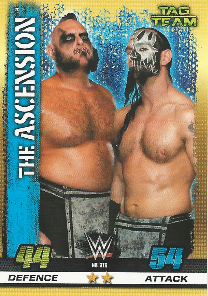 WWE Topps Slam Attax 10th Edition Trading Card 2017 The Ascension No.315