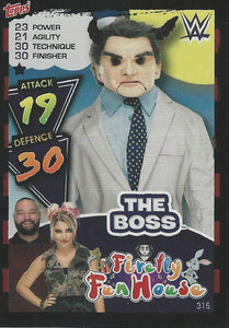 WWE Topps Slam Attax 2021 Trading Card The Boss No.315