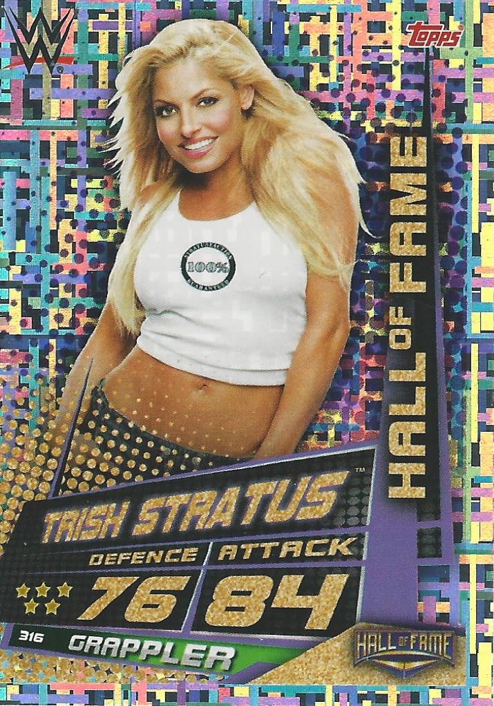 WWE Topps Slam Attax Universe 2019 Trading Card Trish Stratus No.316