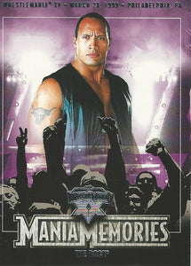 WWE Fleer Road to Wrestlemania XX Trading Cards 2004 The Rock No.80