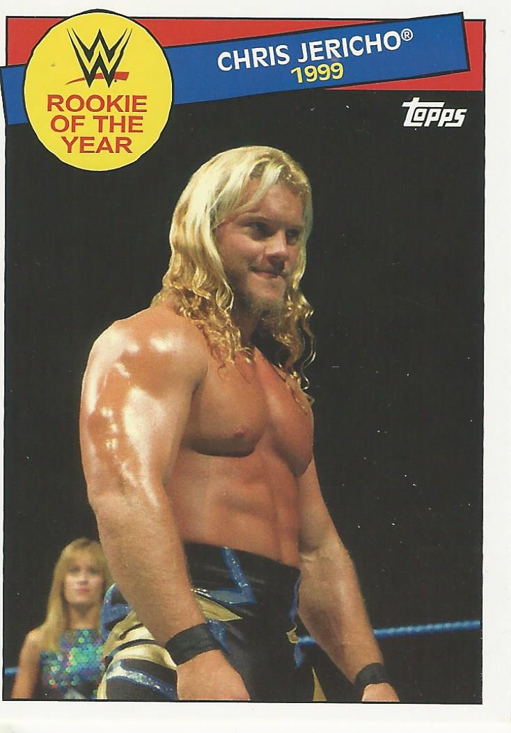 WWE Topps Heritage 2015 Trading Card Chris Jericho 17 of 30