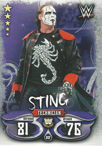 WWE Topps Slam Attax Live 2018 Trading Card Sting No.317