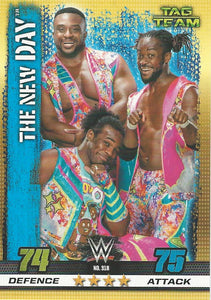 WWE Topps Slam Attax 10th Edition Trading Card 2017 The New Day No.318