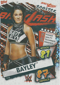 WWE Topps Slam Attax 2021 Trading Card Bayley No.318