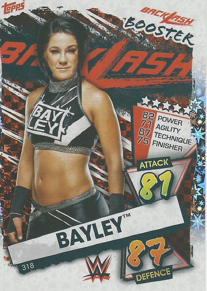 WWE Topps Slam Attax 2021 Trading Card Bayley No.318