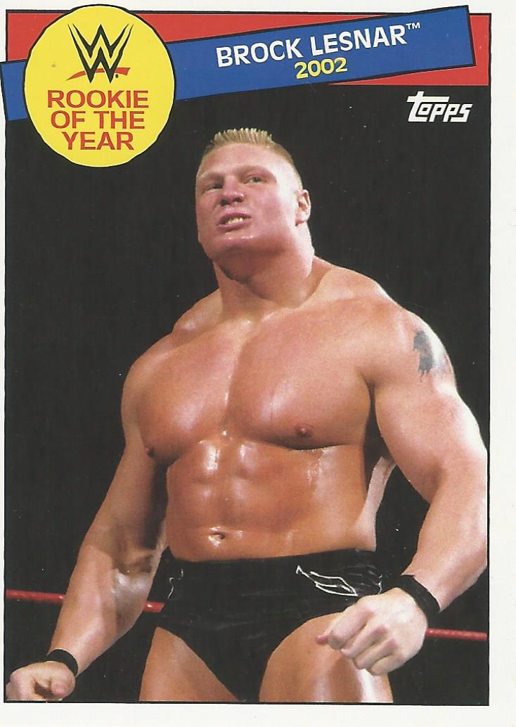 WWE Topps Heritage 2015 Trading Card Brock Lesnar 19 of 30
