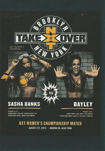 WWE Panini 2022 Sticker Collection Bayley vs Sasha Banks No.319