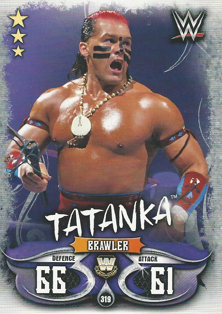 WWE Topps Slam Attax Live 2018 Trading Card Tatanka No.319