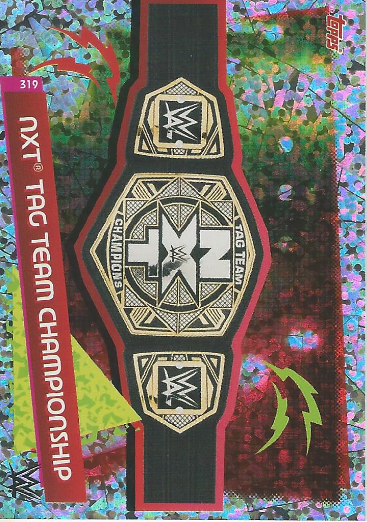 WWE Topps Slam Attax Reloaded 2020 Trading Card NXT Tag Team Championship No.319